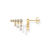 PAVOI 14K Gold Plated Sterling Silver Posts Dangle Statement Stud