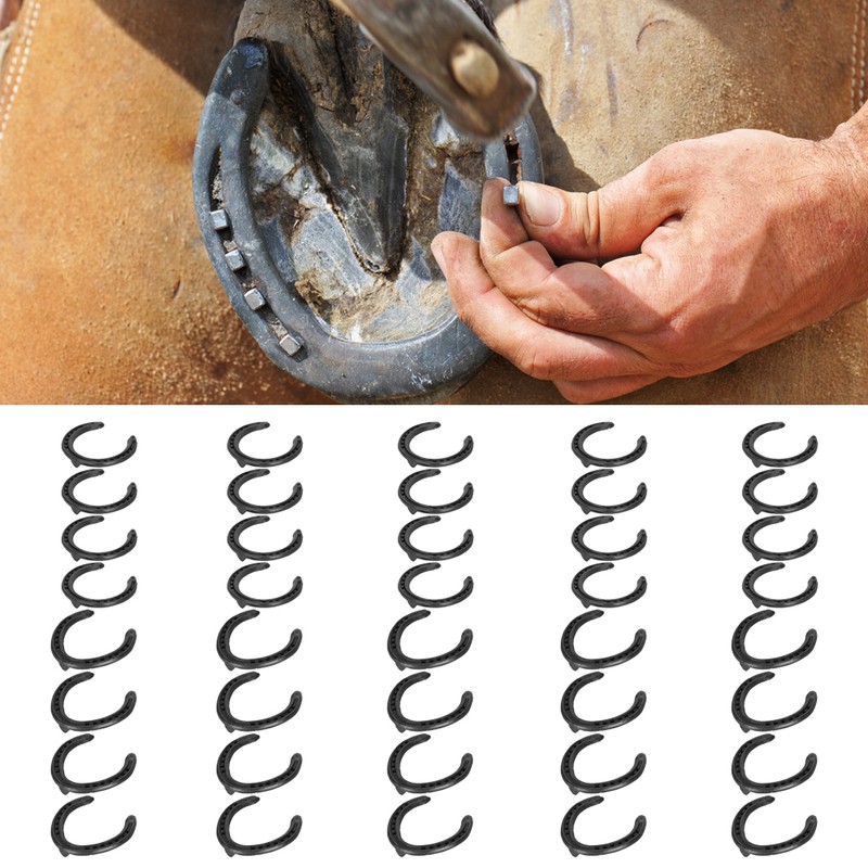10 Sets High Quality Q235 Forged Steel Horseshoes Equestrian Sport