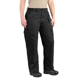 Propper Women's Uniform Tactical Pant, Black, Size 24 Unhemmed