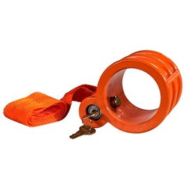 Eagle Pin Locks Ku-1 Trailer King Pin Lock for RVs, Boats and Campers, Orange (3-(Pack))