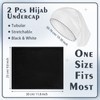 Boyiee Pack of 2 Hijab Headscarves Hijab Tube Elastic Hijab