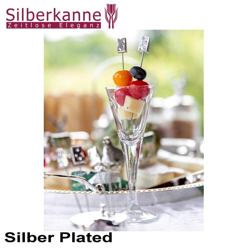 SILBERKANNE Holder for Place Cards Set of 6 Mouse and