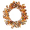 Fall Wreath 23 Inches Autumn Wreath with Eucalyptus and Pumpkins