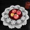 kilofly Crochet Cotton Lace Table Placemats Doilies Value Pack, 4pc,