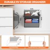 DEYILIAN 2 Pack RV Shoe Storage with Sticky Adhesive Tape,