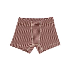 ORGANICKID Boys 100% Organic 100% Cotton Underwear GOTS Certified Kids Toddler Boxer Briefs Pack of 3 Cranberry