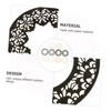 jojofuny 1set DIY Scrapbook of Unique Lace Cut Outs for