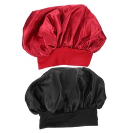 Baluue 2pcs Hair Protection Cap Curly Hair Hat Sleeping Hat Supplies Scrunchies for Women Curly Hair Bonnet for Sleeping Nursing Headbands Hair Ties for Womens Hair Polyester