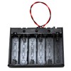 E-outstanding 9V Battery Holder 6X 1.5V AA Battery Storage Case