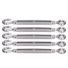 5Pcs Turnbuckle Hook and Eye Wire Rope Tension 304 Stainless
