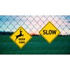 BTHUKO "Deer Xing" Crossing Sign, Animal Deer Crossing Aluminum Metal
