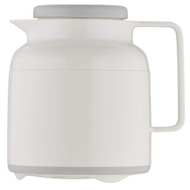 Helios Wash Pro Kunststoff-Isolierkanne mit Drehverschluss 1,0 l weiß spülmaschinenfest