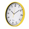 MPM Plastic Wall Clock, Yellow, 305 x 305 x 30
