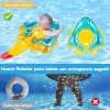 TAIMEI Flotador Bebé 8-15 Kg Niño 3 Meses-6años Salvavidas Inflable