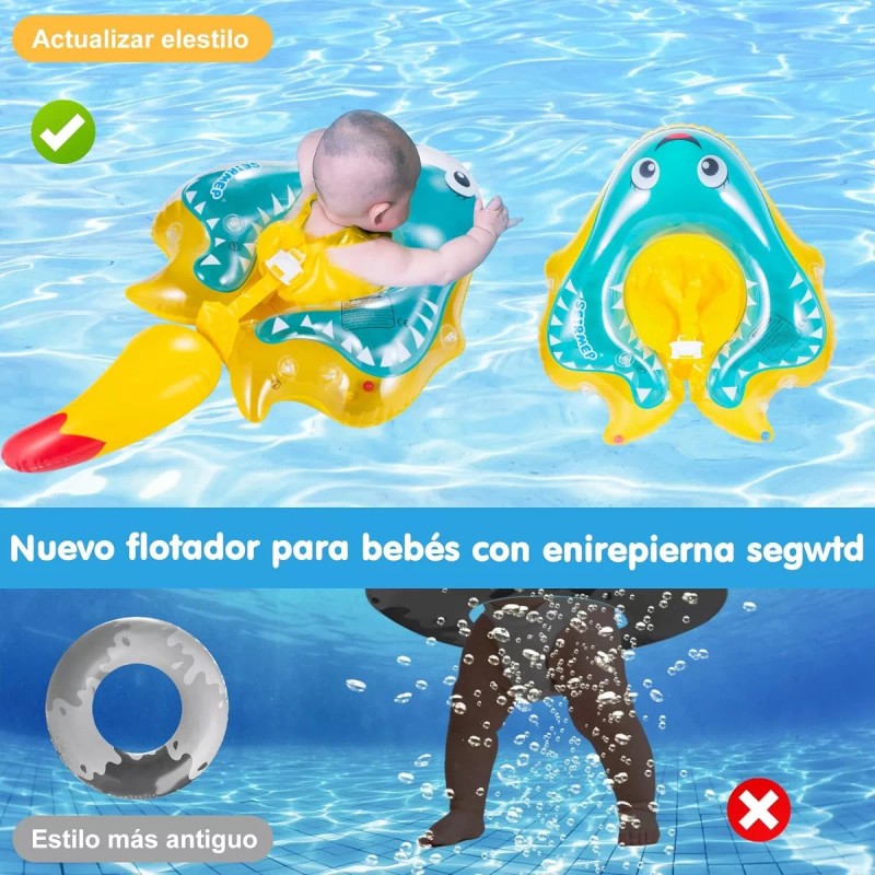 TAIMEI Flotador Bebé 8-15 Kg Niño 3 Meses-6años Salvavidas Inflable