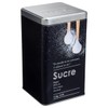 Powdered Sugar Bowl Metal Black Edition Black – Box Sugar