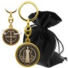 Lunexus Benedict Keyring - Blessed - St. Benedict Medal with