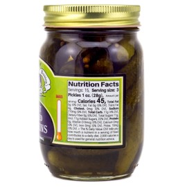 Amish Wedding Sweet Pickled Gherkins 15oz (Pack of 2)