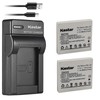 Kastar Battery (X2) & Slim USB Charger for Sanyo DB-L20