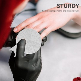 Healeved 3pcs Nail Art Stamper, Nail Stamping Plate DIY Stamping Kit Art Stamp Stamp Plates s Printer