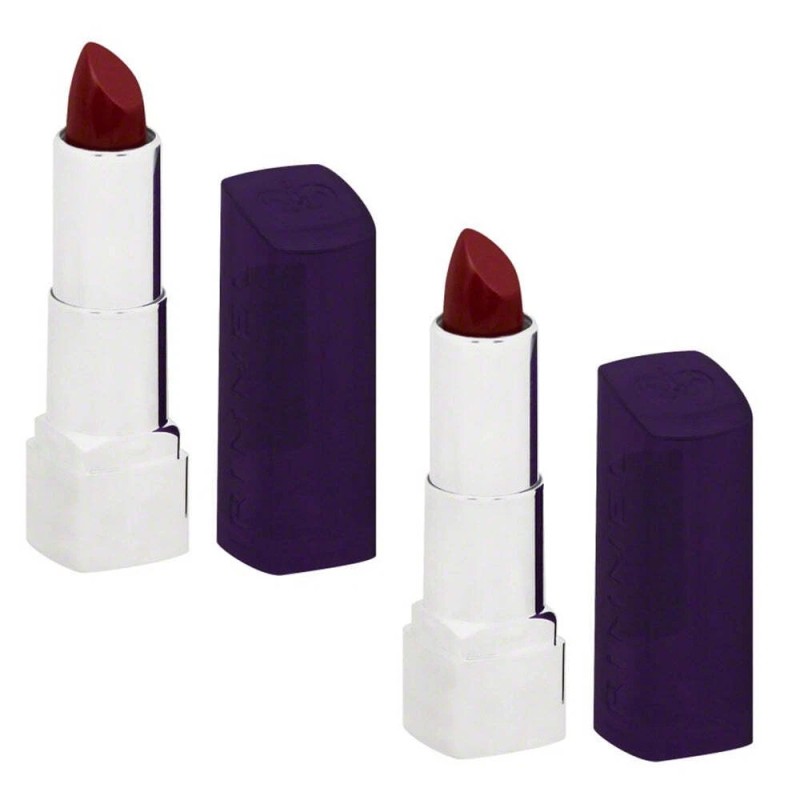 Rimmel London Pack of 2 Rimmel Moisture Renew Lipstick, Diva