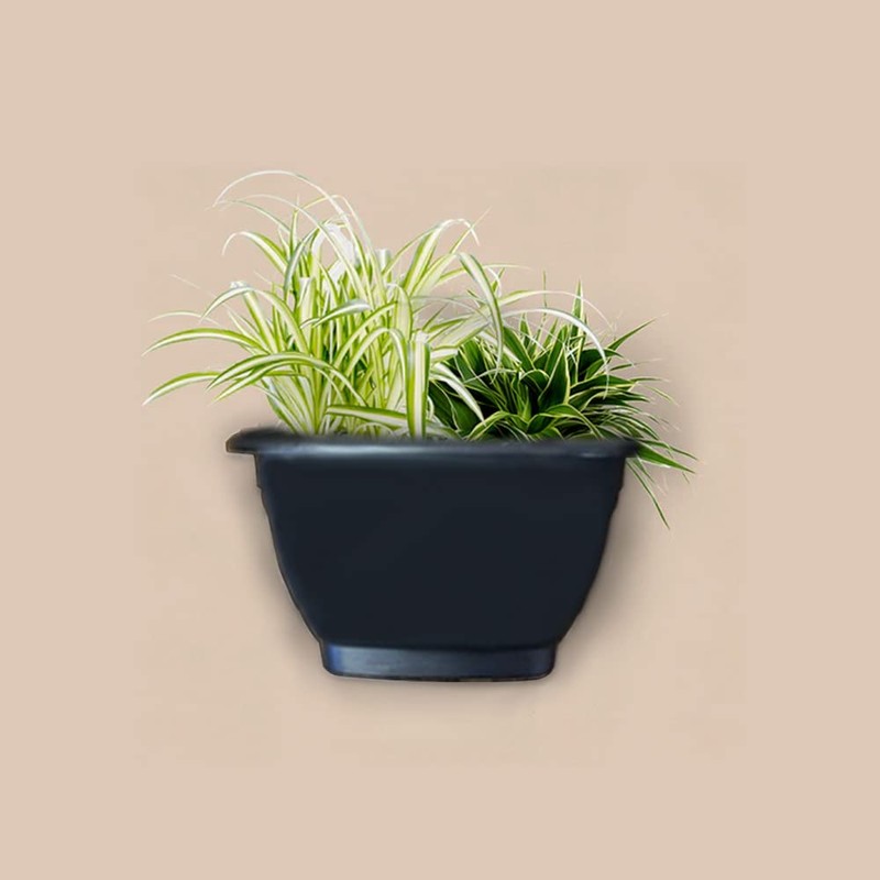 PHG Stylish Wall Flower Planters | Elegant Outdoor Plastic Planters