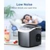 COWSAR Ice Maker Countertop, Stainless Steel Portable Ice Maker Machine