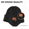 Bluetooth Beanie Hat Winter Unisex Warm Earflap Hat Wireless Headphone