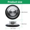 Kitchen Sink Stopper，Stainless Steel Garbage Disposal Stopper Fits Standard Kitchen