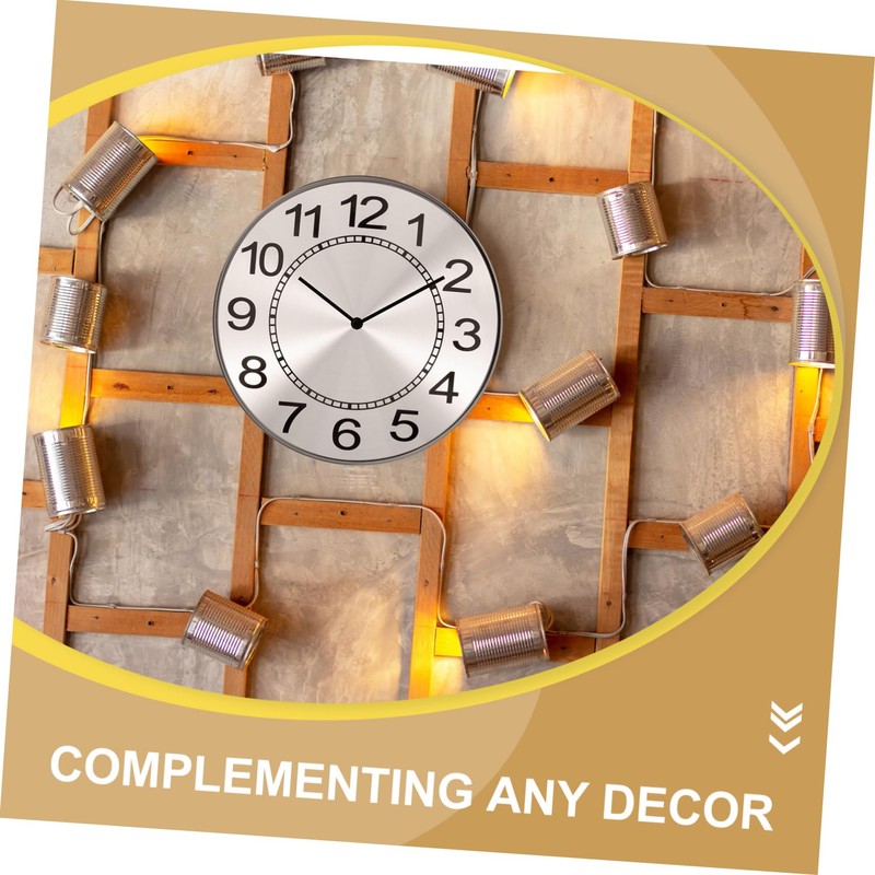 LALAFINA DIY Wall Clock Dial Unique Round Clock Panel for