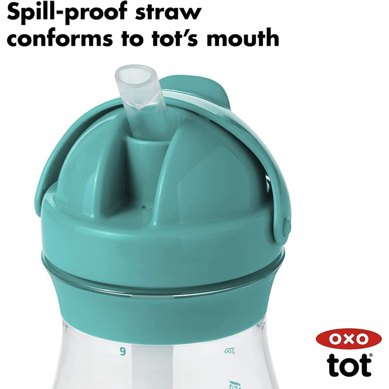 OXO Tot 61134000 Vaso Entrenador, Tritan, 9 Ounce/250 ml, Verde