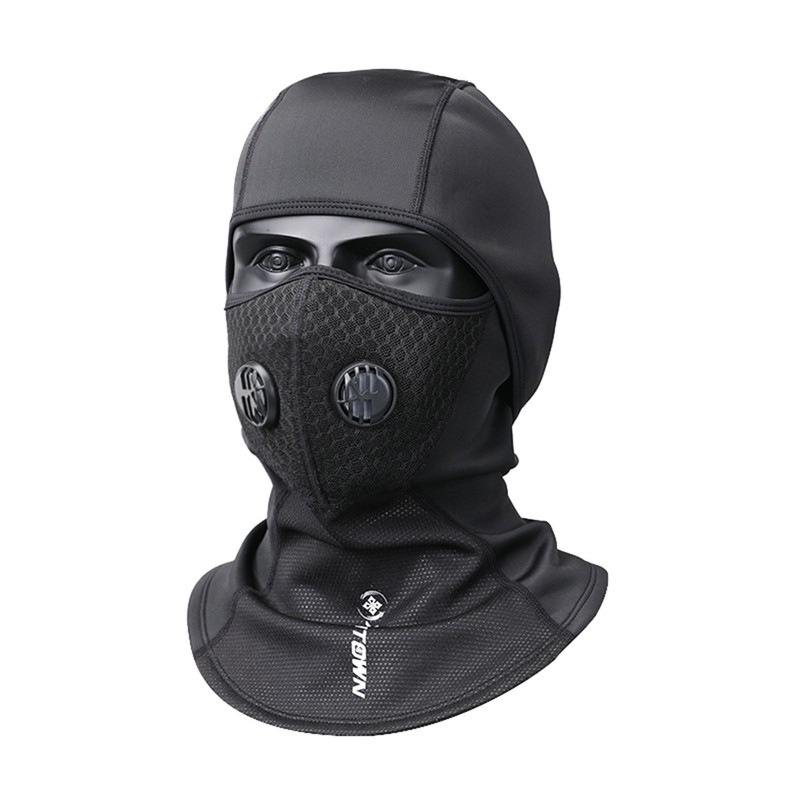 Balaclava Cycle Cap Thermal Face Cover with Breathing Valve in