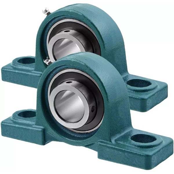 OCTOPUS UCP205-15 Pillow Block Bearing 15/16" Bore, 2-Bolt Self-Aligning 2Pcs
