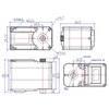 2pcs STS3215 12V 30KG Dual Axis TTL Serial Bus Servo