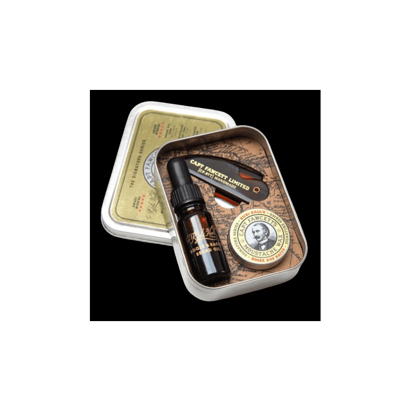 Captain Fawcett's Ricki Hall Booze & Baccy Grooming Survival Kit
