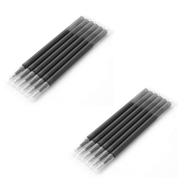 12 Black Pilot Friction Refills Compatible for Erasable Gel Pen