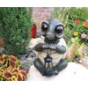 Gifts & Decors Adorable Baby Turtle Tortoise Holding Solar Lantern