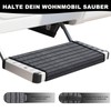 FINELYCR Motorhome Step Mat, Adjustable Motorhome Step Mat, Non-Slip Footrest