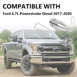 Upgraded Aluminum Alloy Fuel Filter Return Line Connector Part Fits for Ford 6.7L Powerstroke Diesel 2017-2020 Replaces# HC3Z-9A564-A