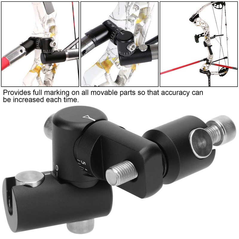 Adjustable Compound Bow Rod Stabilizer Archery Single Sided V Bar