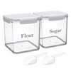 Yomjarl Set of 2 Large Food Storage Jars 4L -