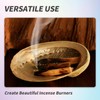 BRBASAP Large Abalone Shell Bowl 4-4.5 Inch Natural Smudge Bowl