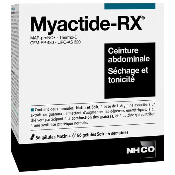 NHCO Myactide-RX Ceinture Abdominale 2 x 56 gélules