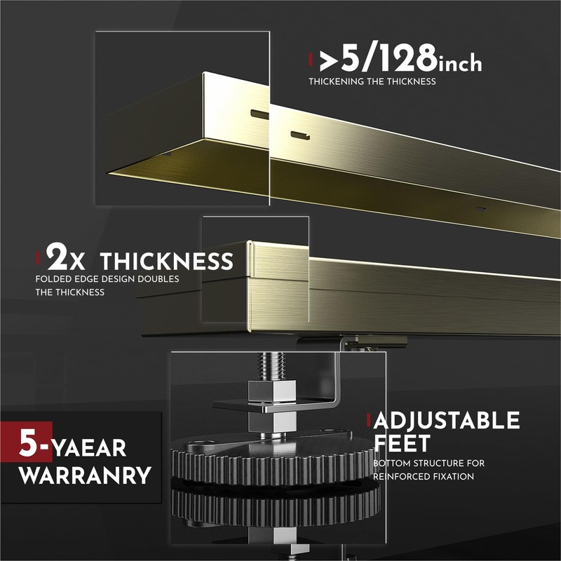 WEBANG 12 Inch Linear Shower Drain Rectangular Floor Drain with