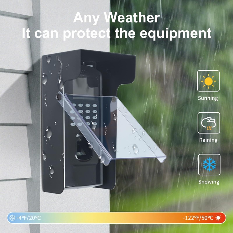 Clear Flip Cap Keypad Rain Cover,High Quality Galvanized Iron Material