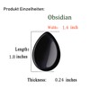 XIANNVXI Obsidian Crystals Worry Stones Worry Stones Gemstones Healing Stones