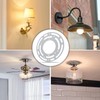L&M LUJOMTL L&M Universal Light Fixture Mounting Bracket 2 Pack,
