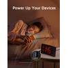 GOLOZA Projection Alarm Clock, Digital Clock with Modern Curved Design