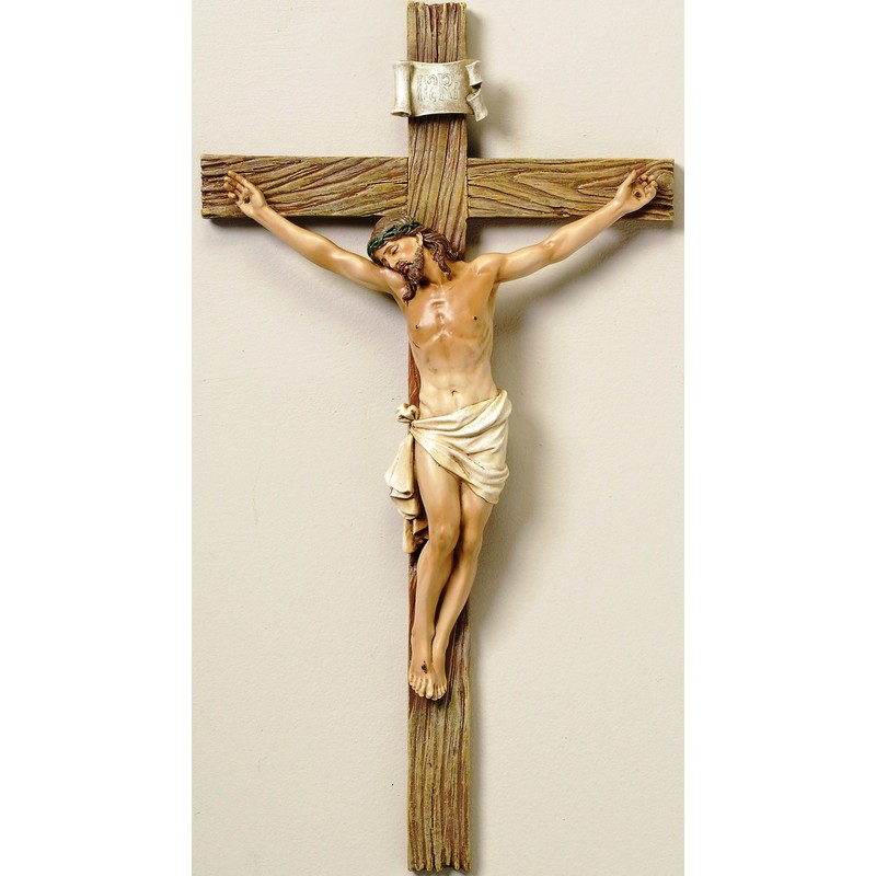 Joseph's Studio by Roman, Renaissance Collection, 13.75 Inch Crucifix, Jesus