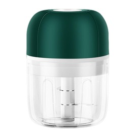 LABRIMP 1pc Electric Garlic Chopper Stainless Steel Masher for Garlic Ginger Meat Vegetables Compact Easy to Clean Puree Machine